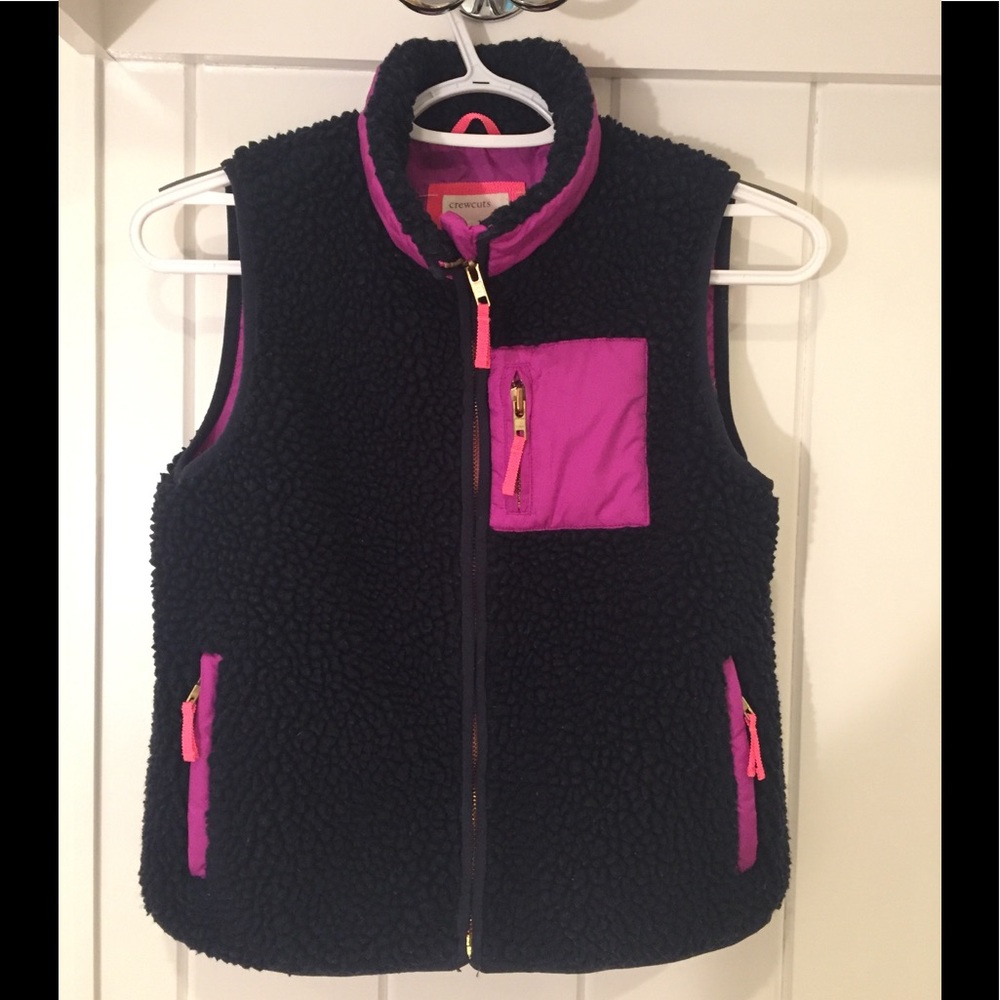 J. Crew crew cuts girls fleece vest